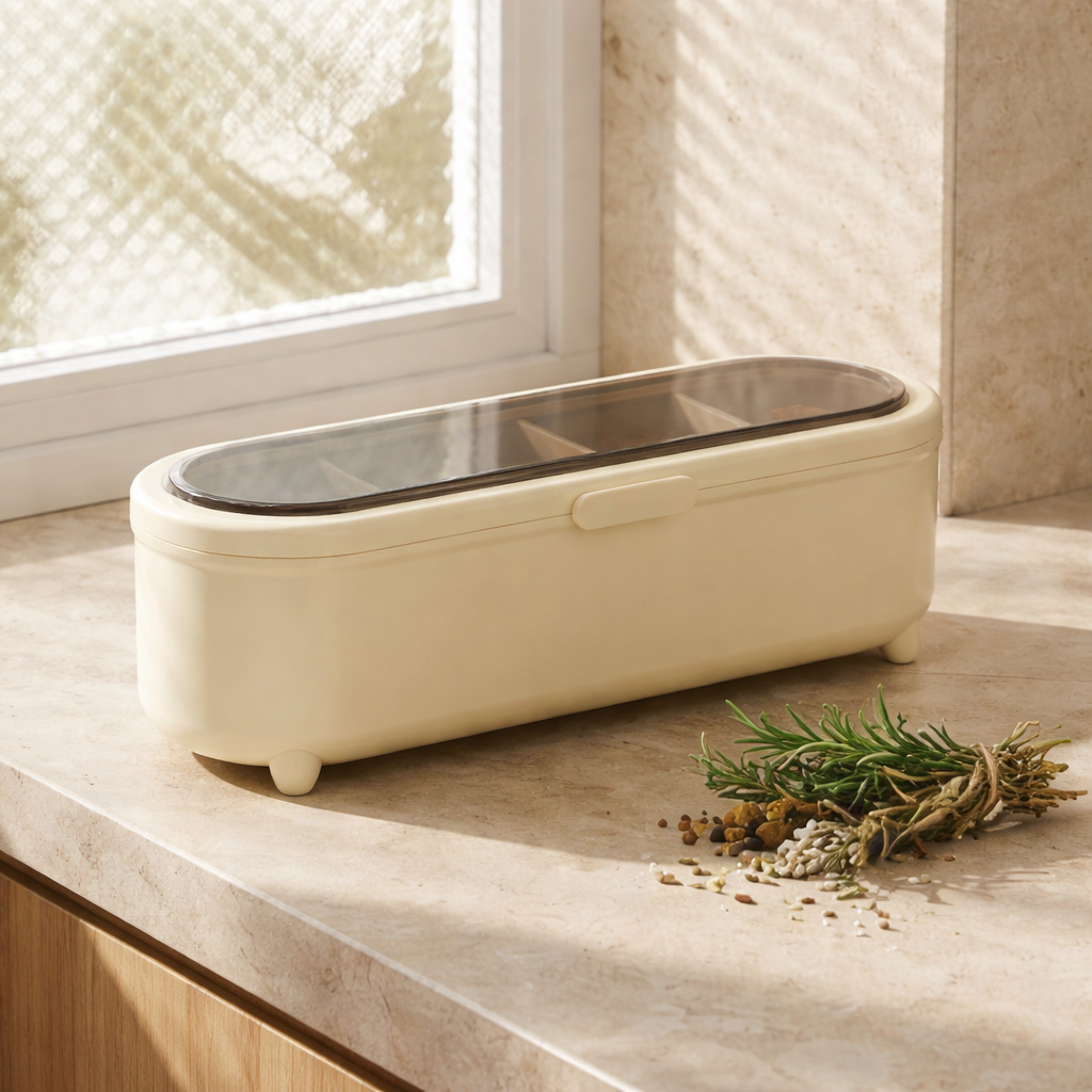 Brineliacosh ® Multi-Compartment Seasoning Box