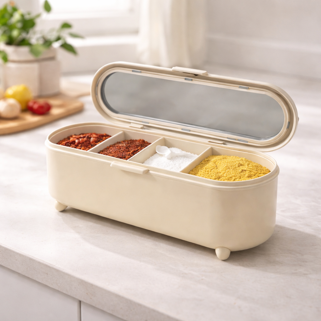 Brineliacosh ® Multi-Compartment Seasoning Box